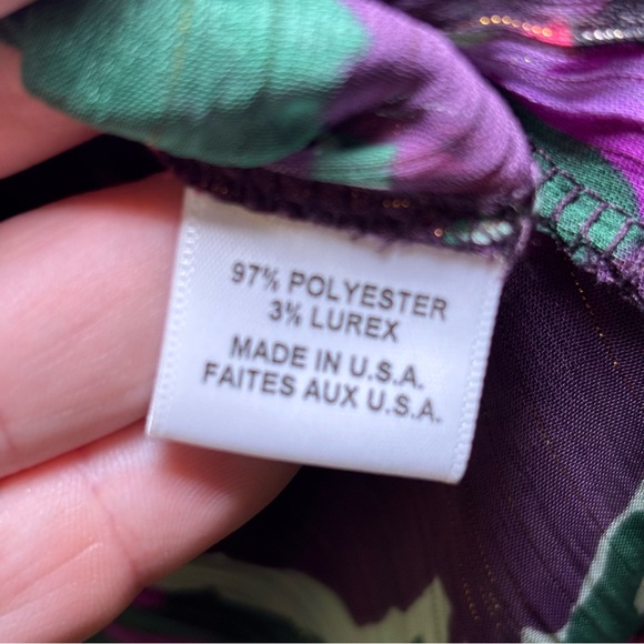 MISA Los Angeles Lorena mini dress  Holiday Sparkle Abstract print Medium USA - Picture 13 of 16